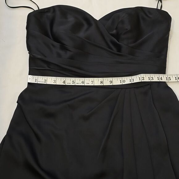 Priscilla of Boston long formal, strapless taffeta/sheer size 12 - Picture 4 of 10